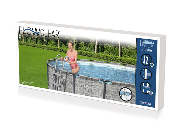 Bestway Flowclear™ Sicherheitsleiter 122 cm Bestway Flowclear™ Sicherheitsleiter 122 cm